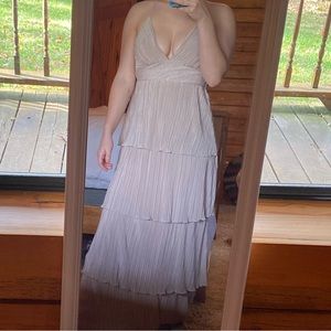 Speechless maxi ruffle dress